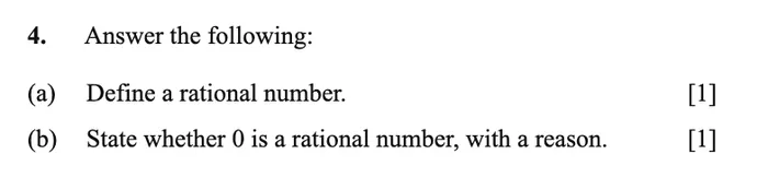 The same question as parts a and b, one mark each